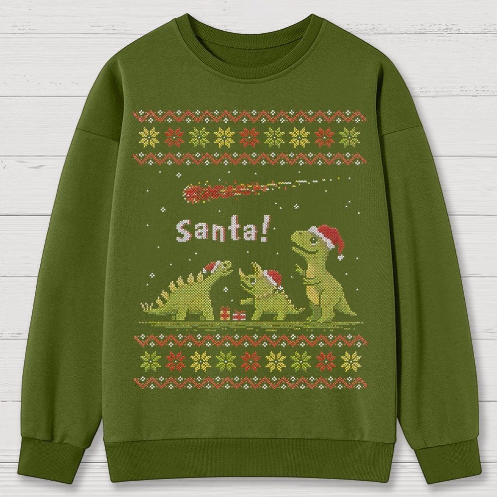 Santa! Cotton Sweatshirts 
