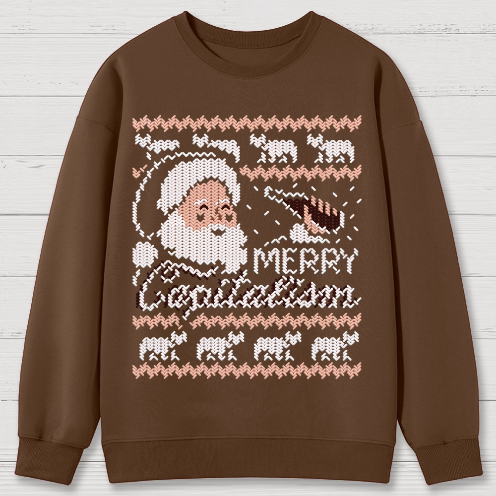 Merry Capitalism Cotton Sweatshirts