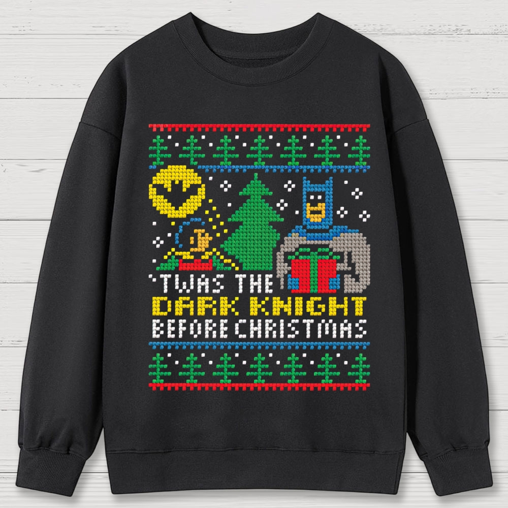 Dark Knight Before Christmas Cotton Sweatshirts