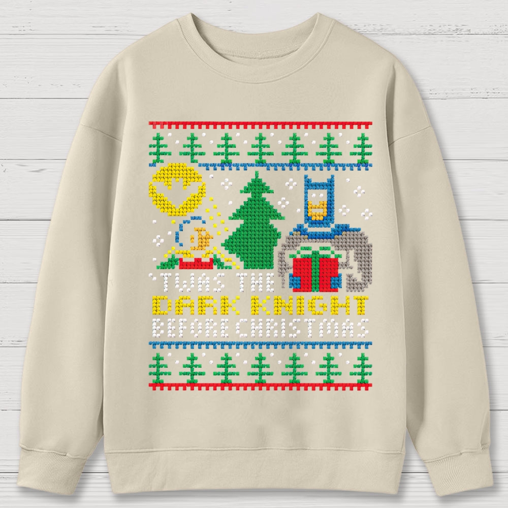 Dark Knight Before Christmas Cotton Sweatshirts