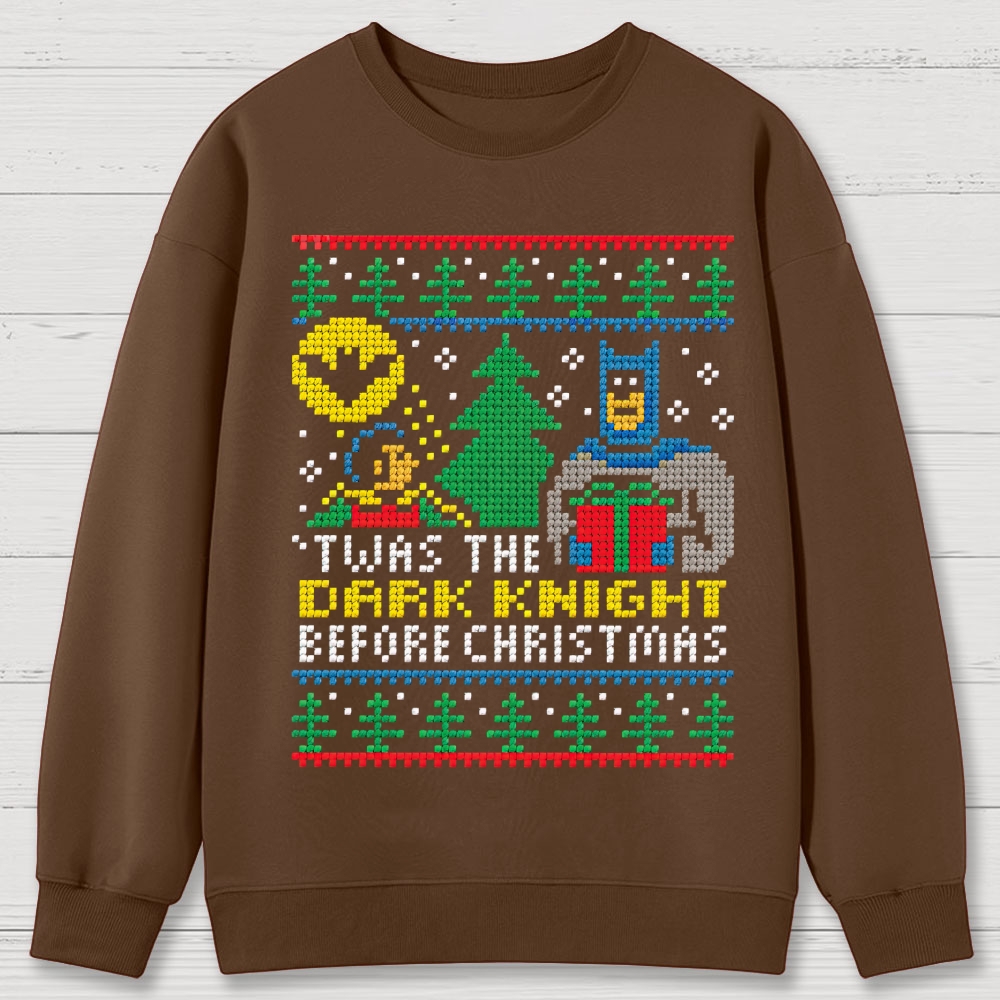 Dark Knight Before Christmas Cotton Sweatshirts