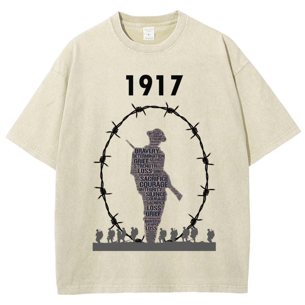 Echoes of 1917 Washed T-Shirt 