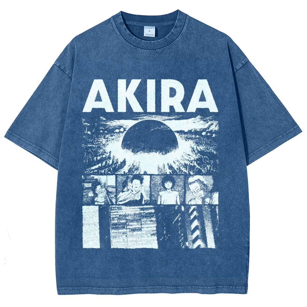 Cyberpunk Graphic Washed T-Shirt