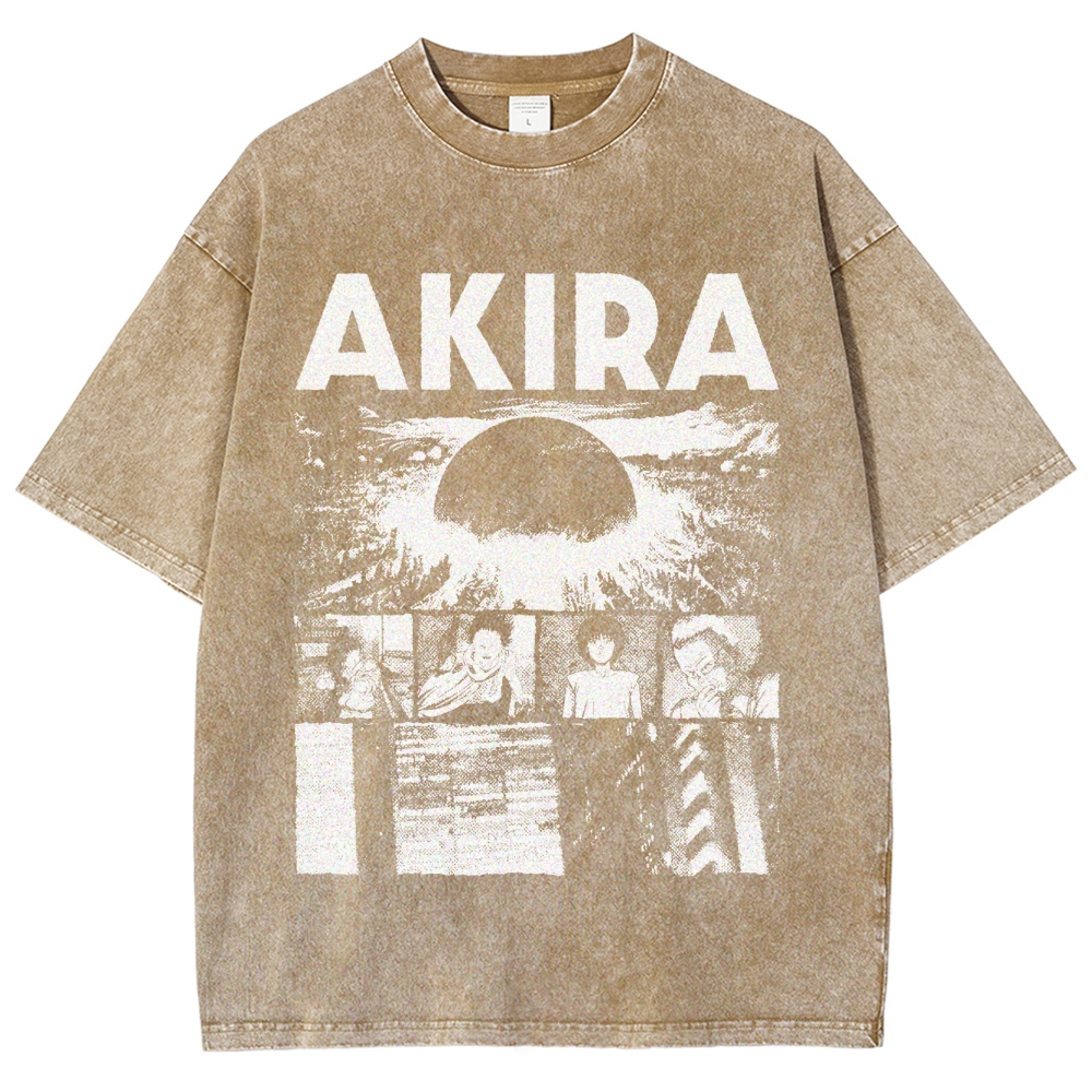 Cyberpunk Graphic Washed T-Shirt