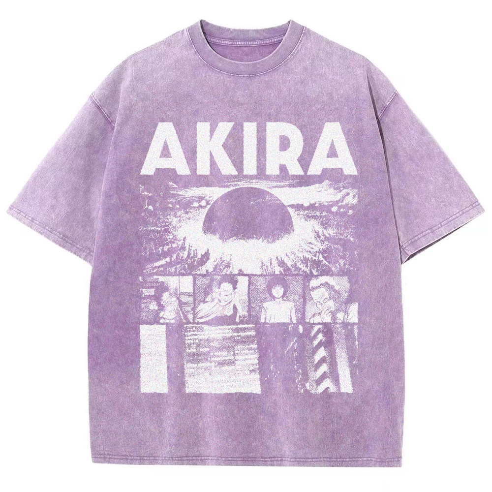 Cyberpunk Graphic Washed T-Shirt