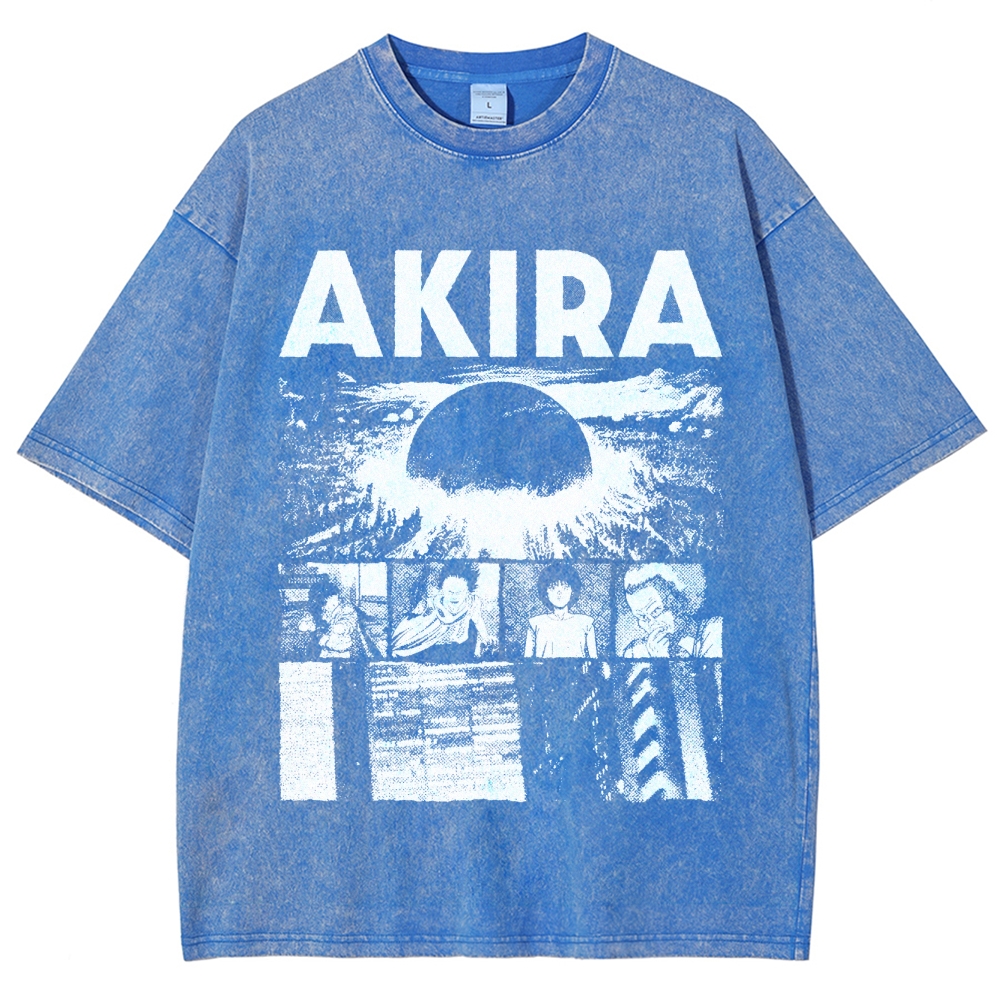 Cyberpunk Graphic Washed T-Shirt