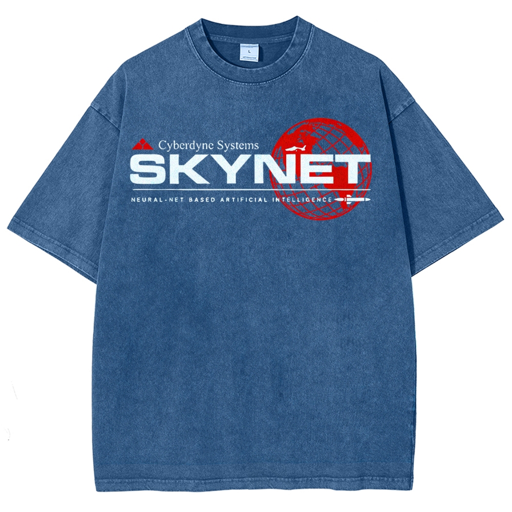 Skynet Cyberdyne Systems Washed T-Shirt