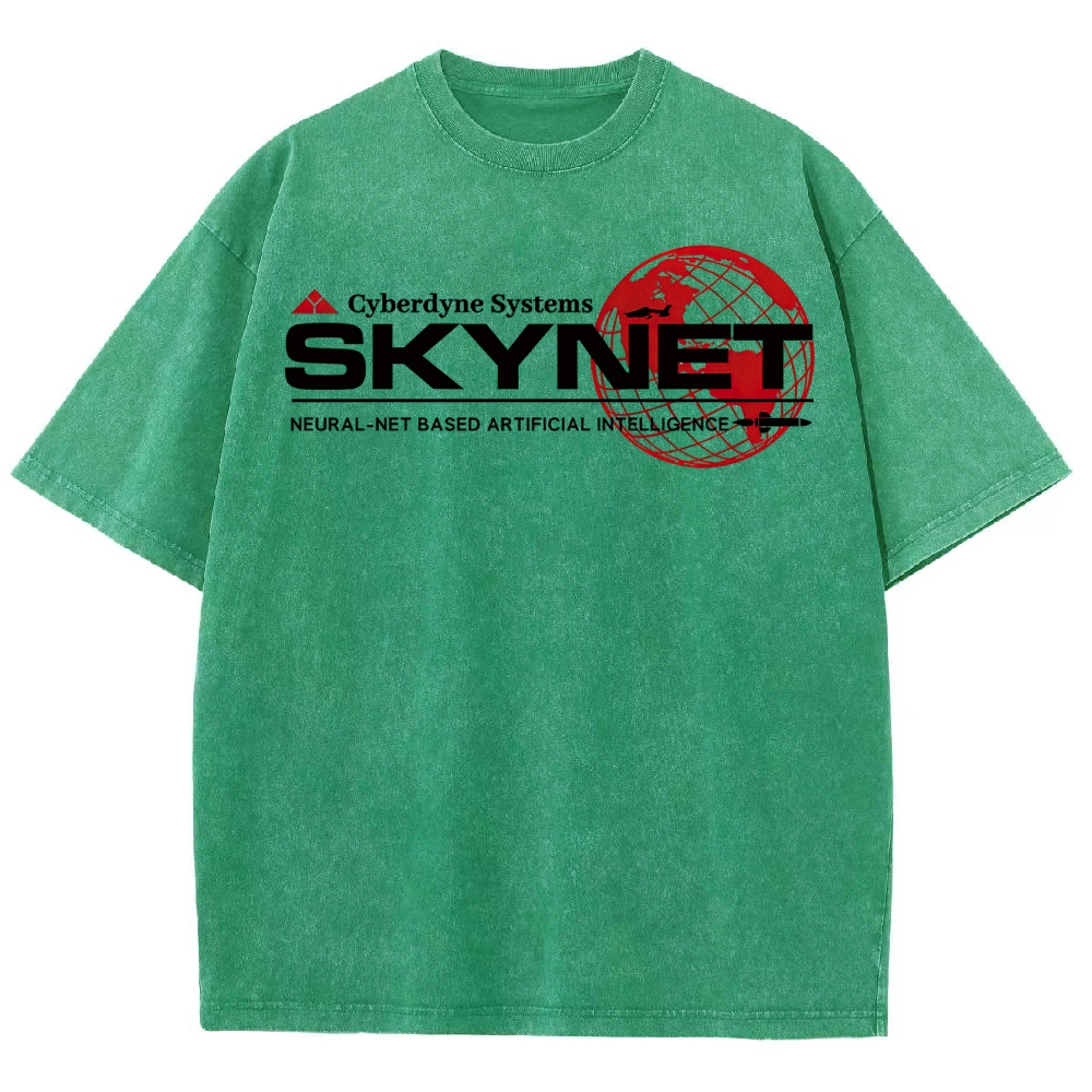 Skynet Cyberdyne Systems Washed T-Shirt