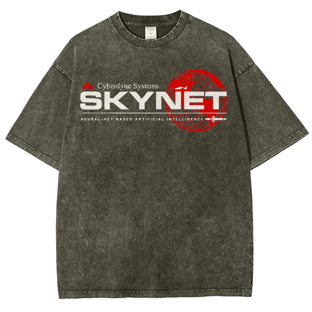 Skynet Cyberdyne Systems Washed T-Shirt