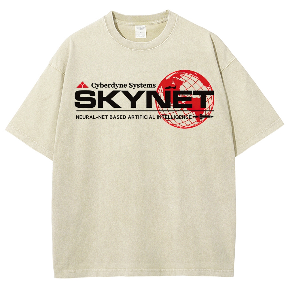 Skynet Cyberdyne Systems Washed T-Shirt