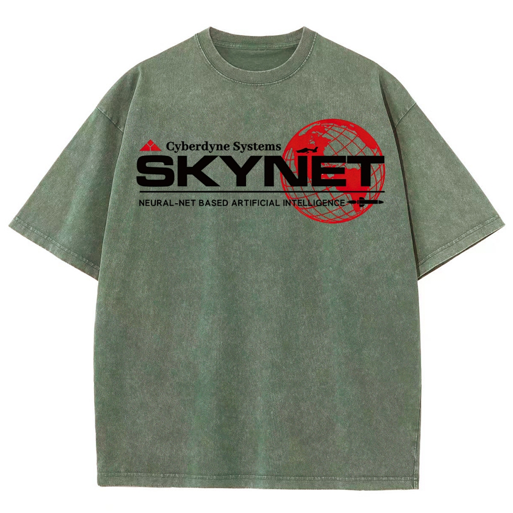 Skynet Cyberdyne Systems Washed T-Shirt