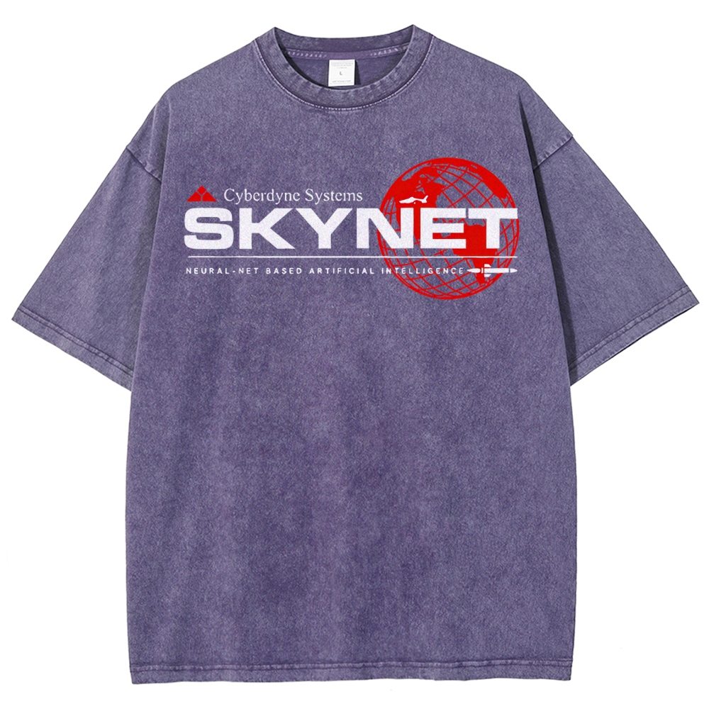Skynet Cyberdyne Systems Washed T-Shirt