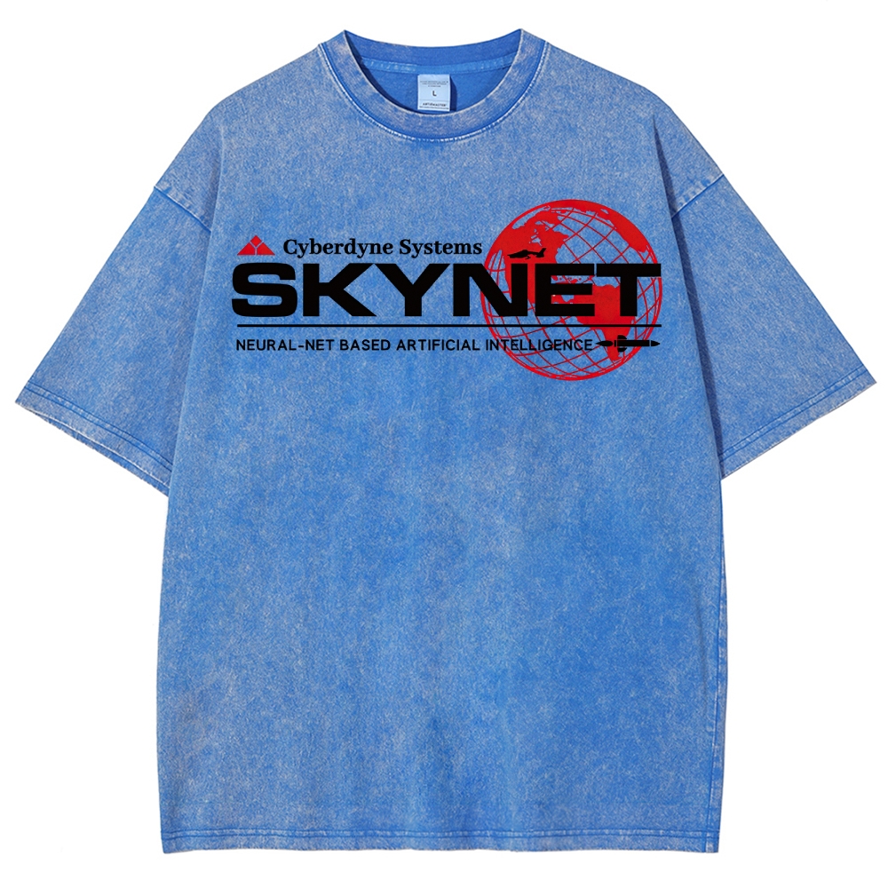 Skynet Cyberdyne Systems Washed T-Shirt