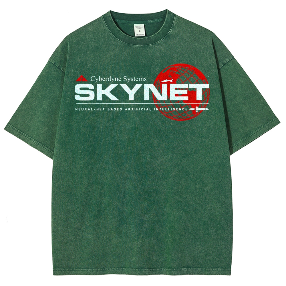 Skynet Cyberdyne Systems Washed T-Shirt
