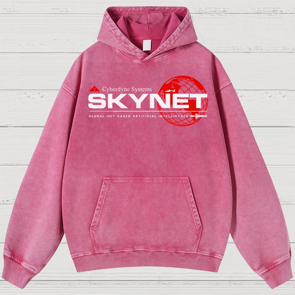 Skynet Cyberdyne Systems Washed Hoodies 