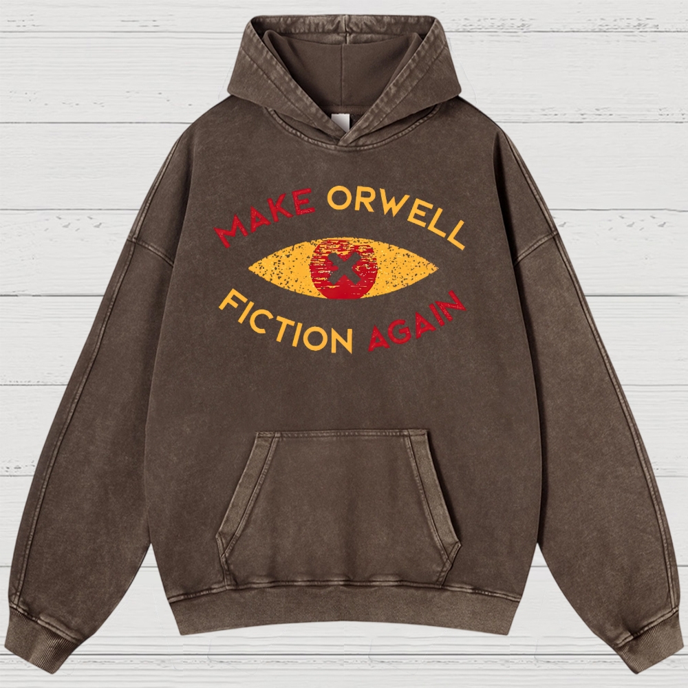 Surveillance Eye Washed Hoodies 