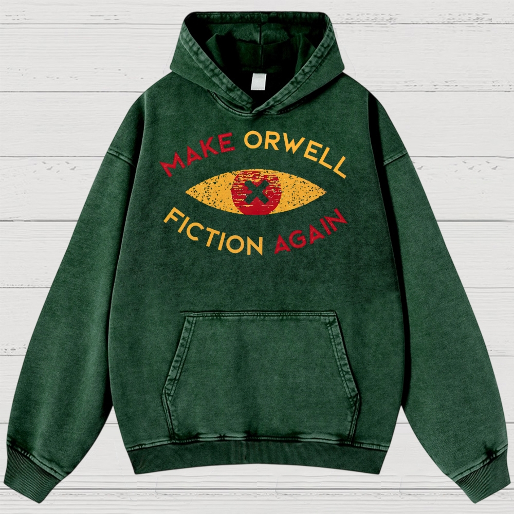 Surveillance Eye Washed Hoodies 