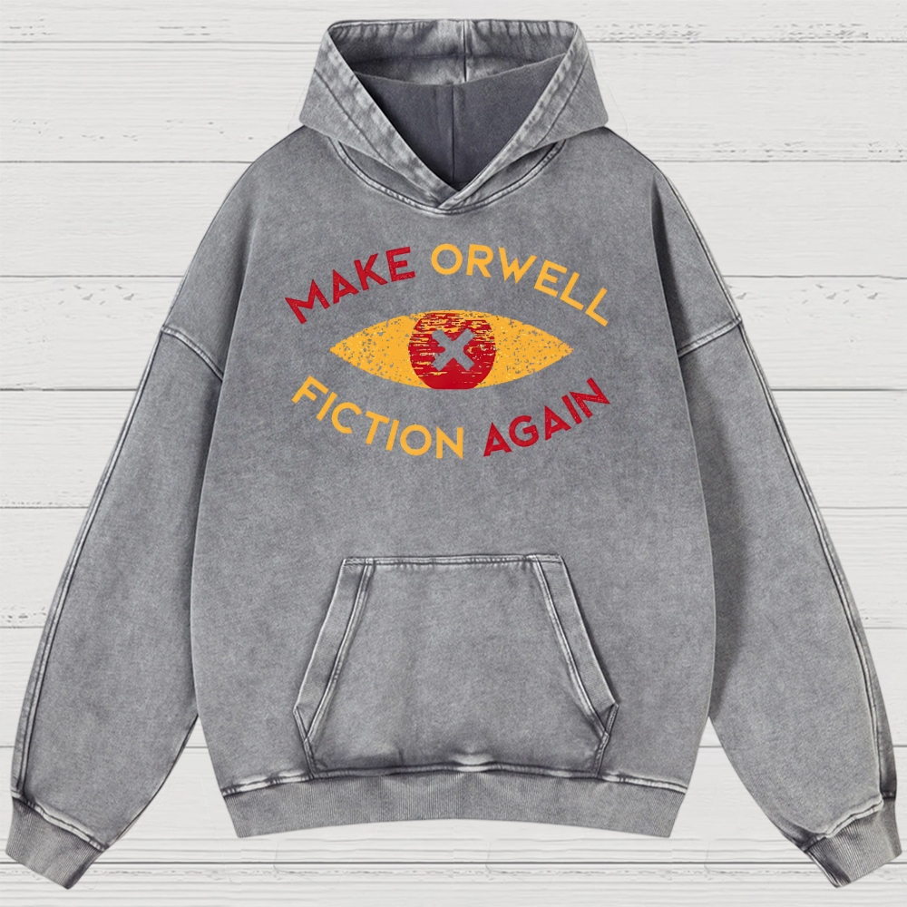 Surveillance Eye Washed Hoodies 