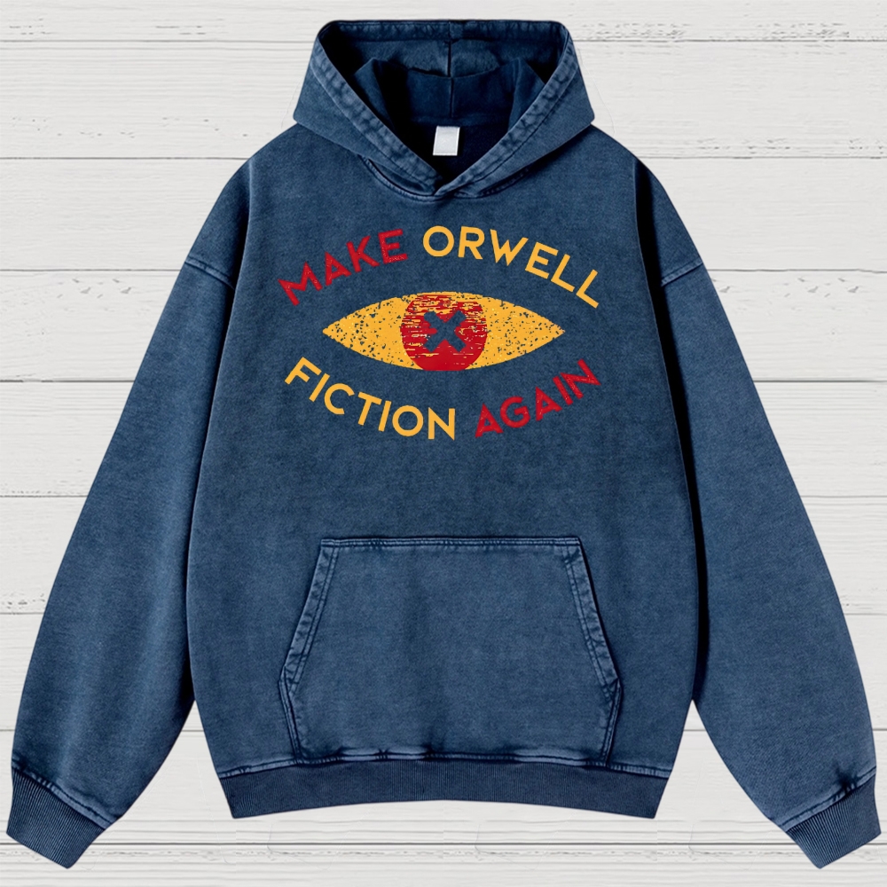 Surveillance Eye Washed Hoodies 
