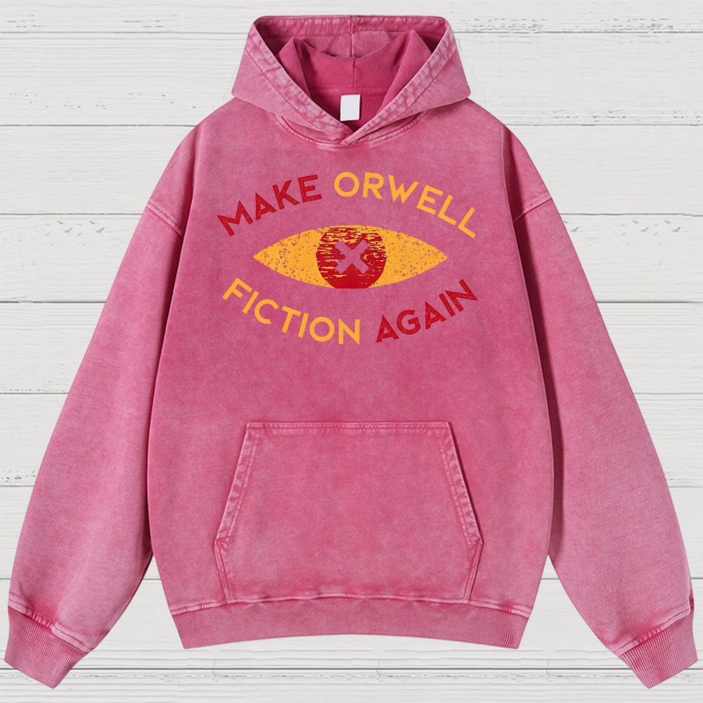 Surveillance Eye Washed Hoodies 