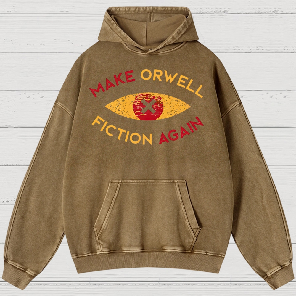 Surveillance Eye Washed Hoodies 