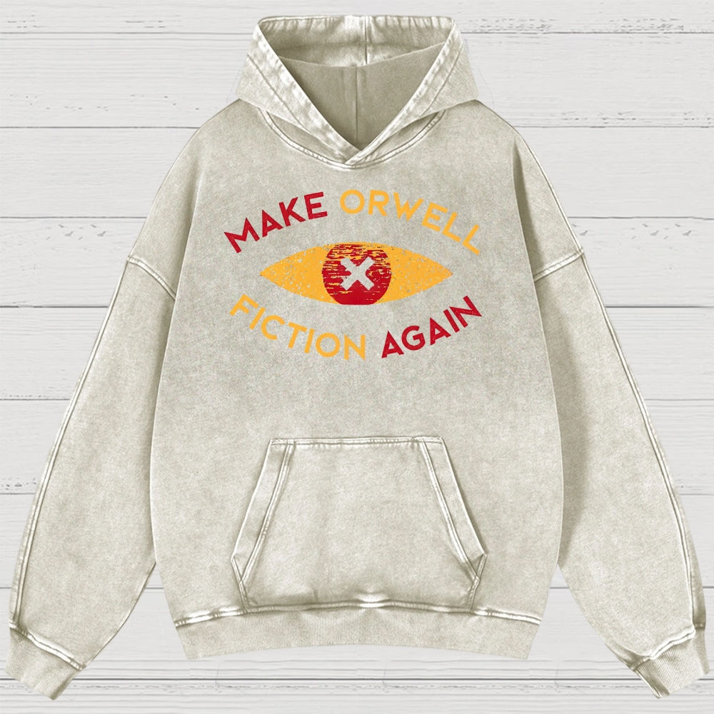 Surveillance Eye Washed Hoodies 