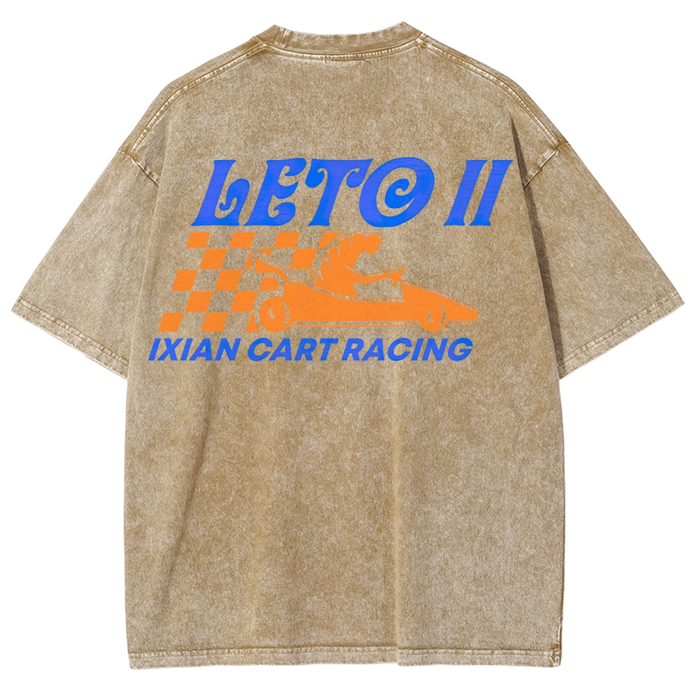Leto II Ixian Cart Racing Retro Washed T-Shirt