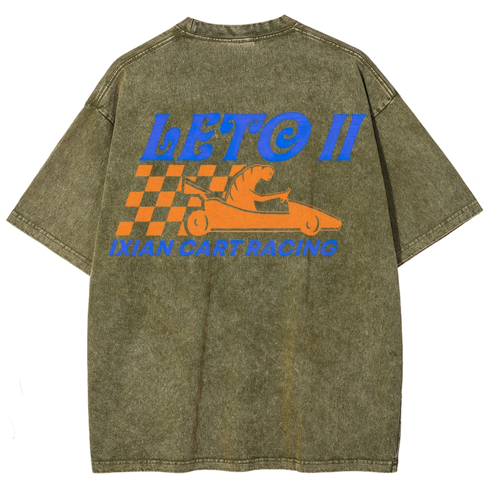 Leto II Ixian Cart Racing Retro Washed T-Shirt