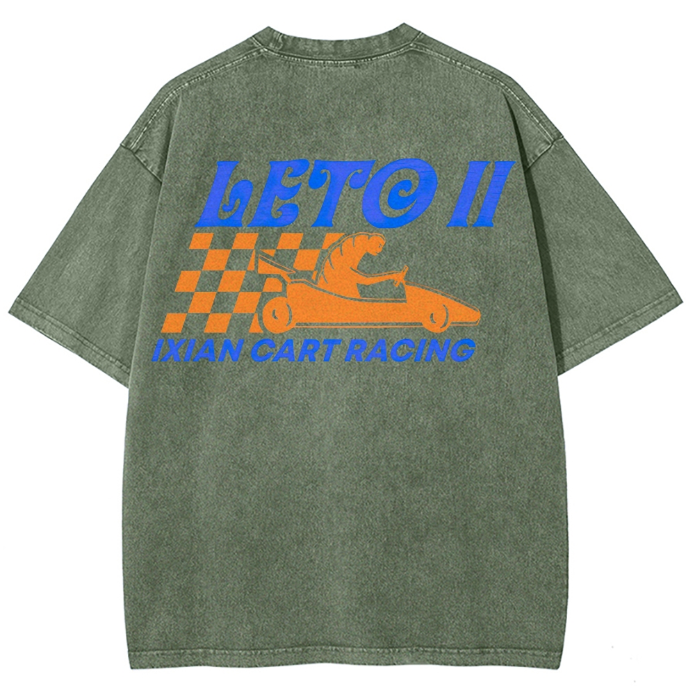 Leto II Ixian Cart Racing Retro Washed T-Shirt