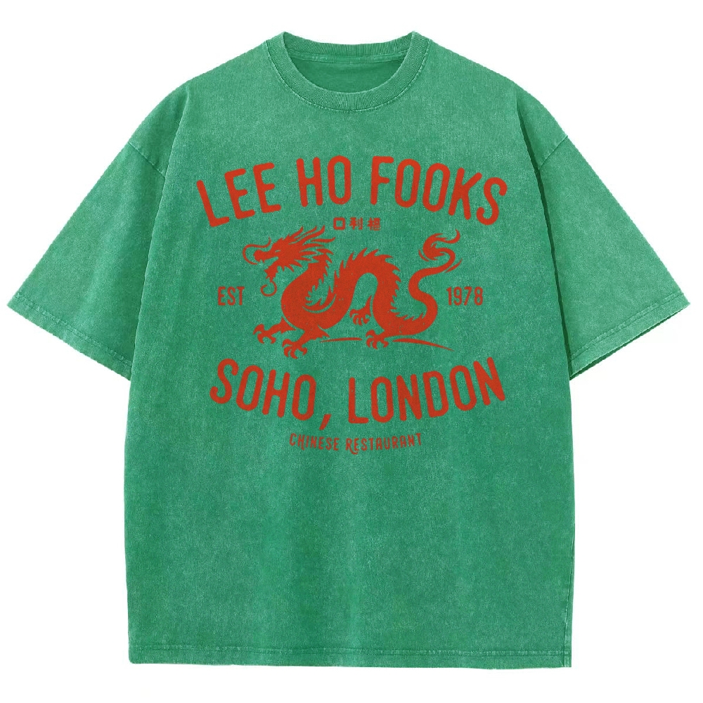 Vintage Chinatown Dragon Washed T-Shirt 