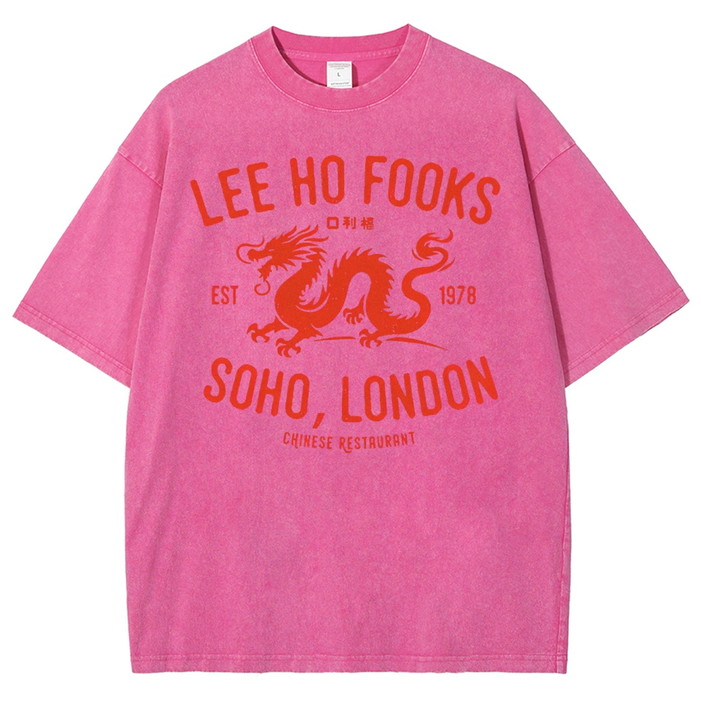 Vintage Chinatown Dragon Washed T-Shirt 