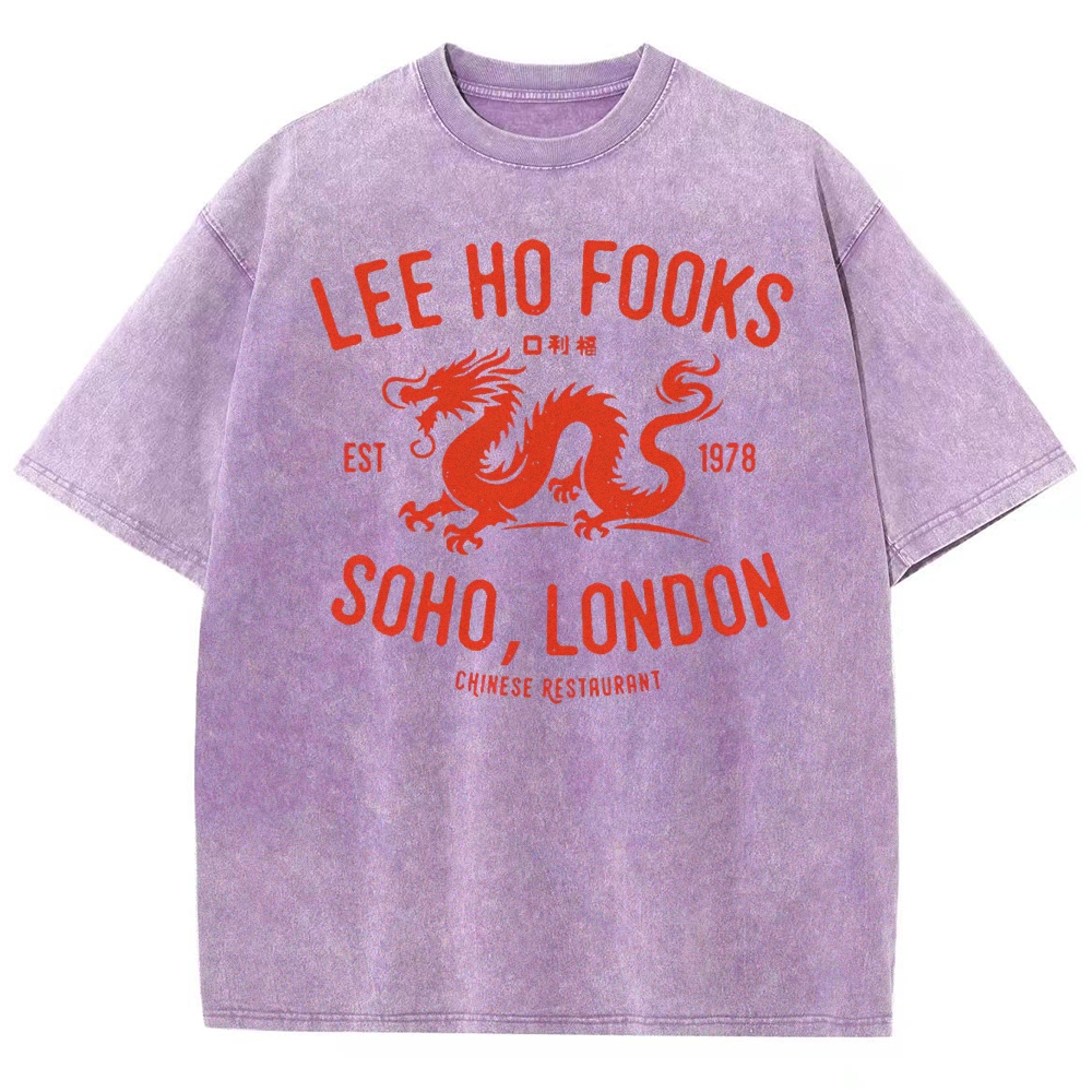 Vintage Chinatown Dragon Washed T-Shirt 
