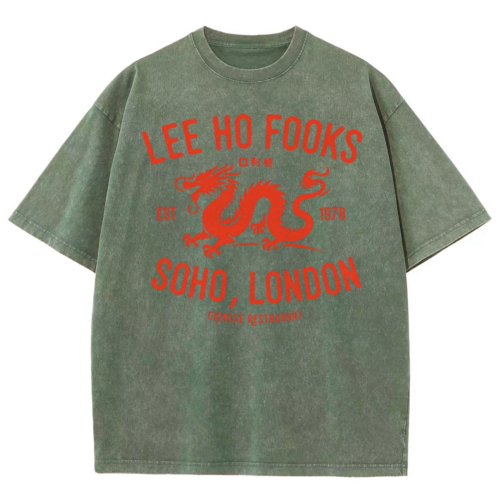 Vintage Chinatown Dragon Washed T-Shirt 