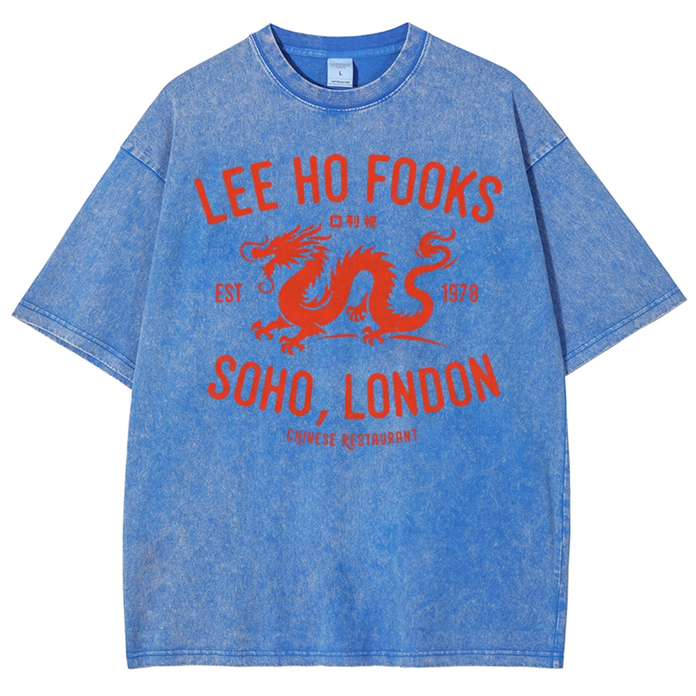 Vintage Chinatown Dragon Washed T-Shirt 