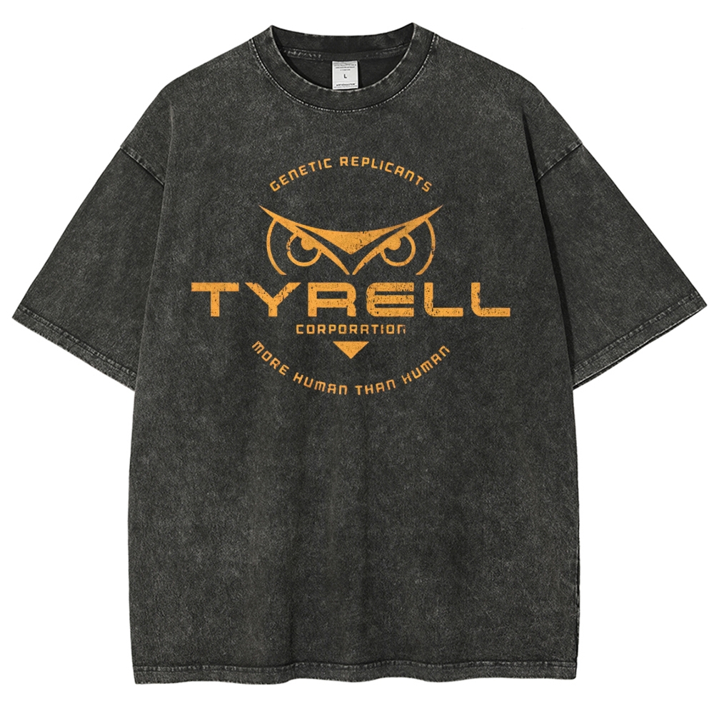 Replicant Division Owl Emblem Washed T-Shirt 