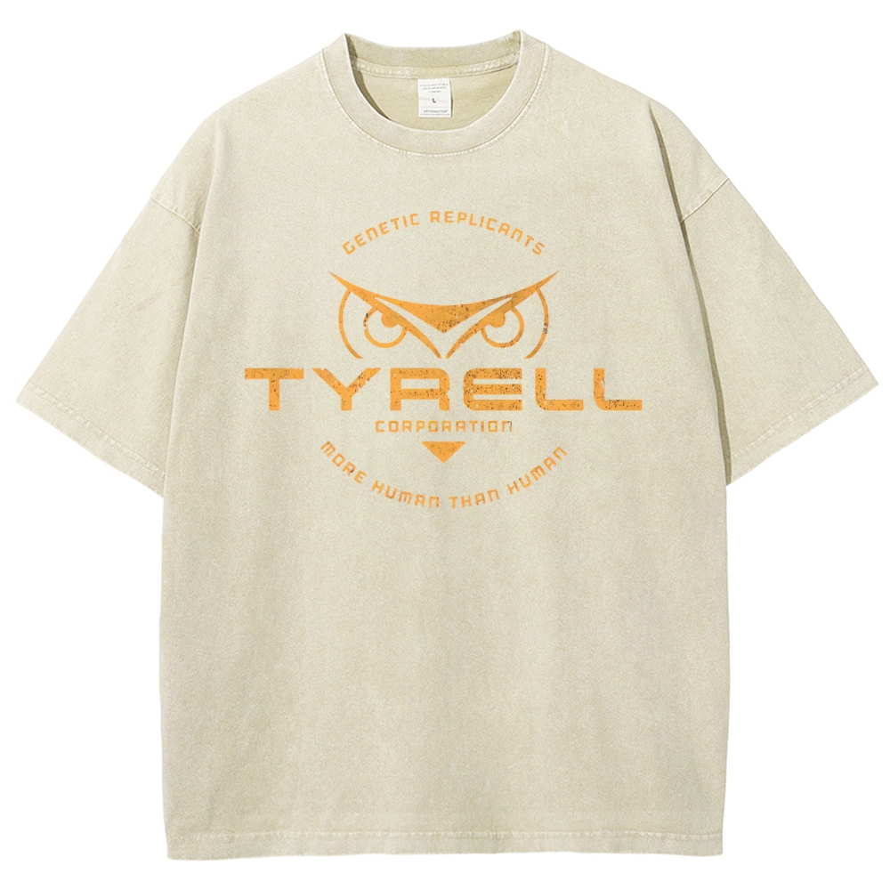 Replicant Division Owl Emblem Washed T-Shirt 