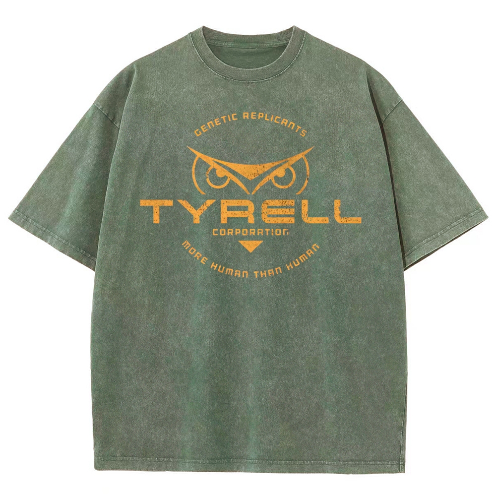 Replicant Division Owl Emblem Washed T-Shirt 
