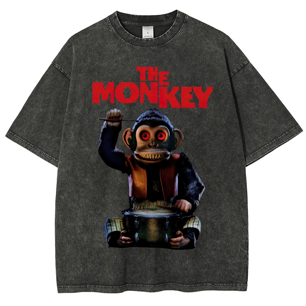 Surreal Monkey Washed T-Shirt 