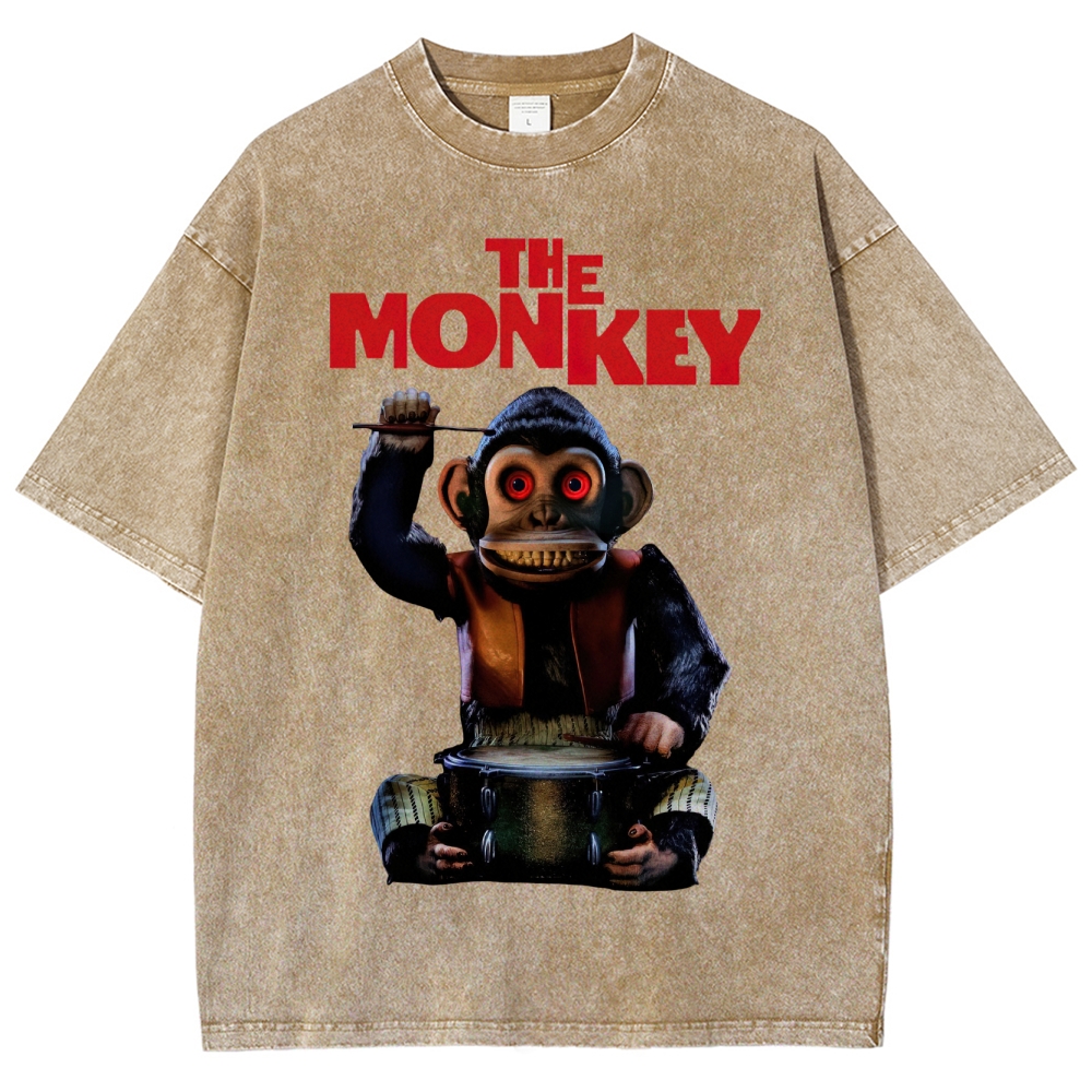 Surreal Monkey Washed T-Shirt 
