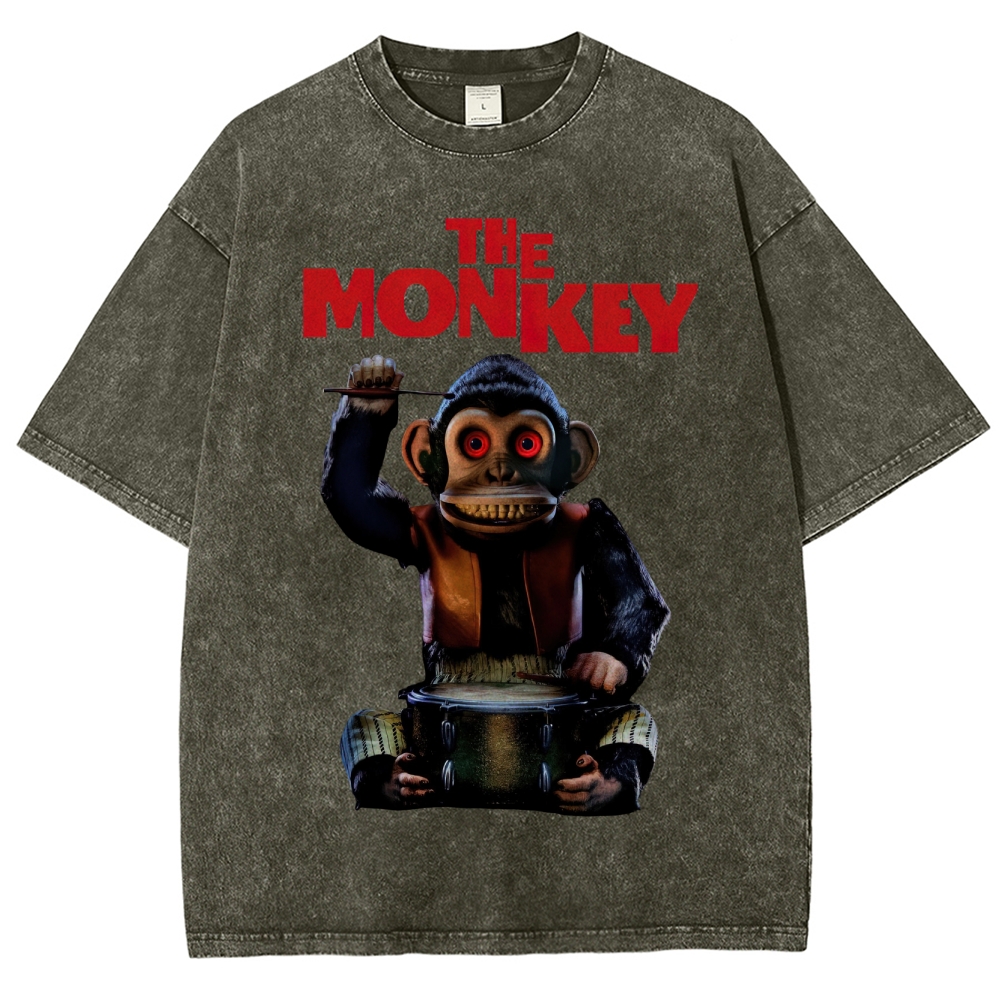 Surreal Monkey Washed T-Shirt 