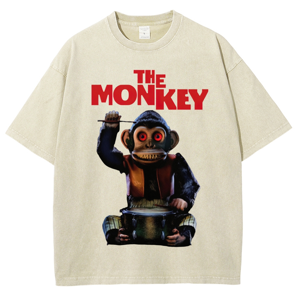 Surreal Monkey Washed T-Shirt 