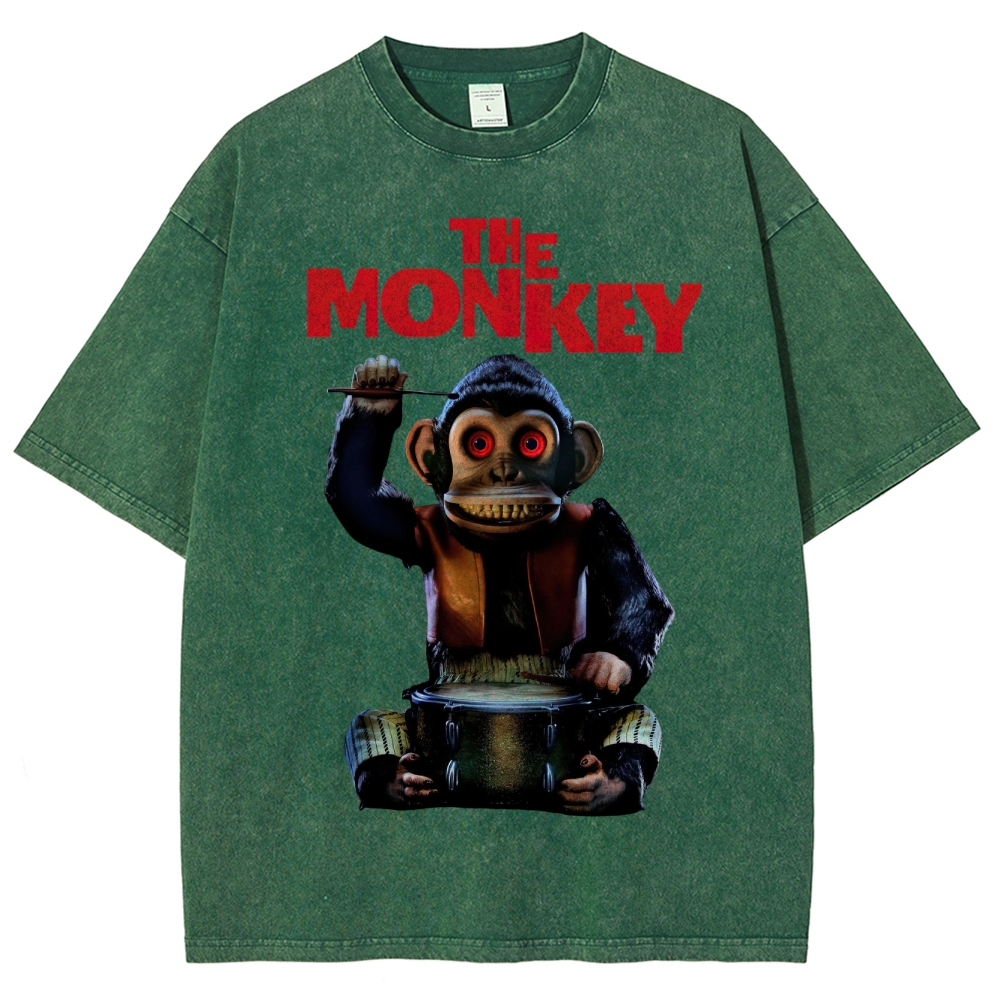 Surreal Monkey Washed T-Shirt 
