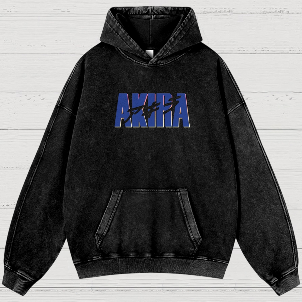 Cyberpunk Apocalyptic Graphic Retro Washed Hoodies