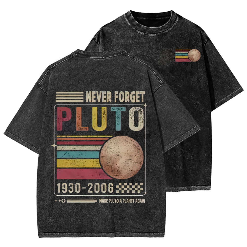 Pluto Tribute  Washed Tee 