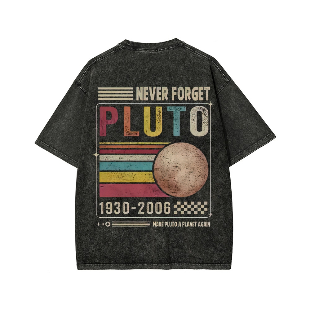 Pluto Tribute  Washed Tee 