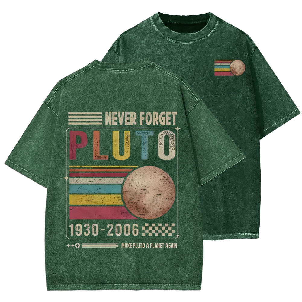 Pluto Tribute  Washed Tee 