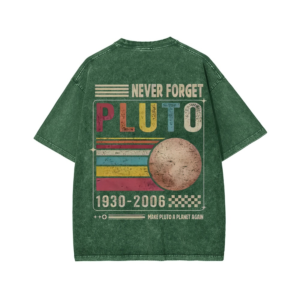 Pluto Tribute  Washed Tee 