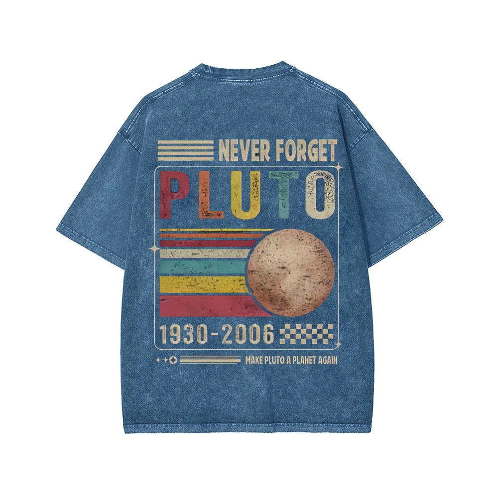 Pluto Tribute  Washed Tee 