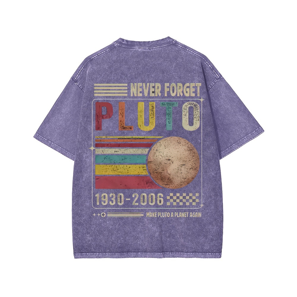 Pluto Tribute  Washed Tee 