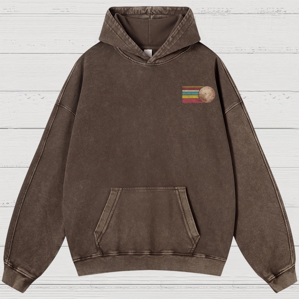 Pluto Tribute Washed Hoodies 